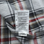 carhartt ヘビーウェイト チェック フランネルシャツ XL グレー レッド  Hubbard Plaid Shirt 102215 029 ビッグサイズ
