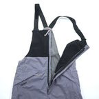 THE NORTH FACE スノービブパンツ 防水 HyVent オーバーオール M グレー スキー ボード ゲイター F03YO40
