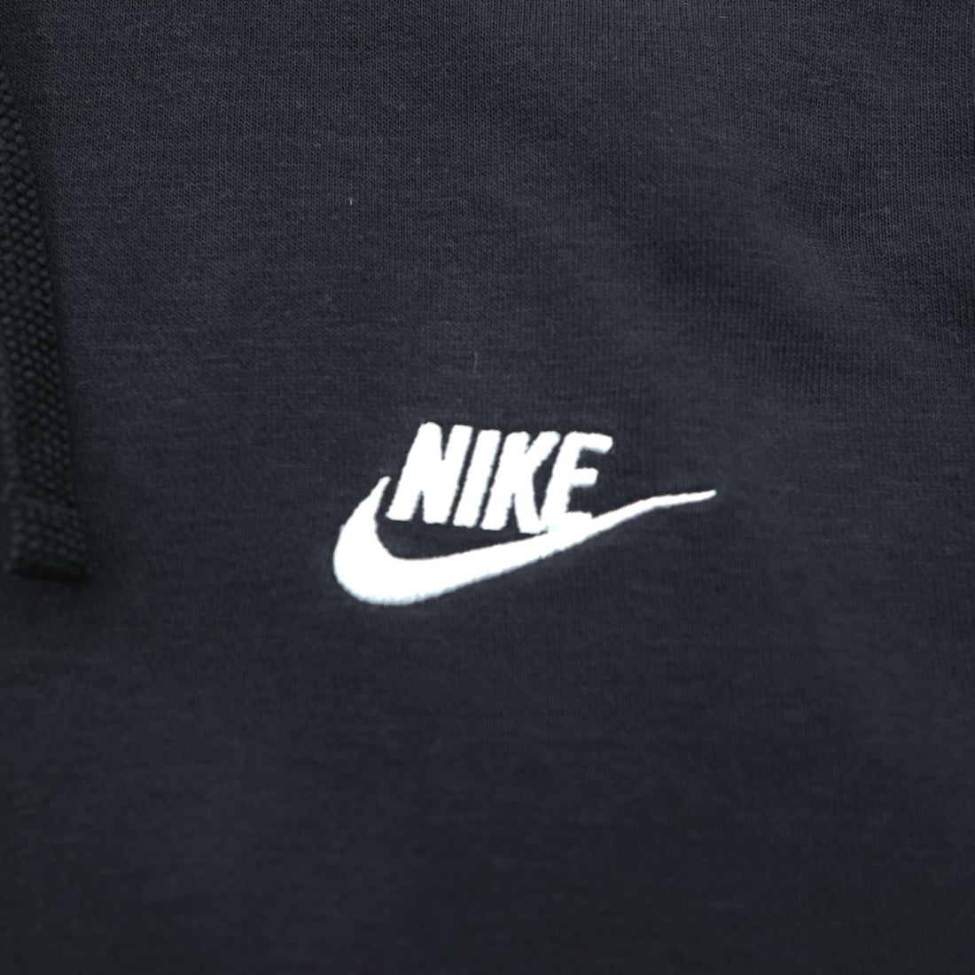 NIKE クラブフーディー ジップパーカー XL ブラック フロントポケット BV2645-010