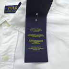 Polo Ralph Lauren オックスフォード シャツ L ホワイト スカル ナンバリング ワッペン 未使用品