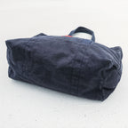 Polo Ralph Lauren Big Pony Tote Bag, Navy Canvas, Vintage Finish