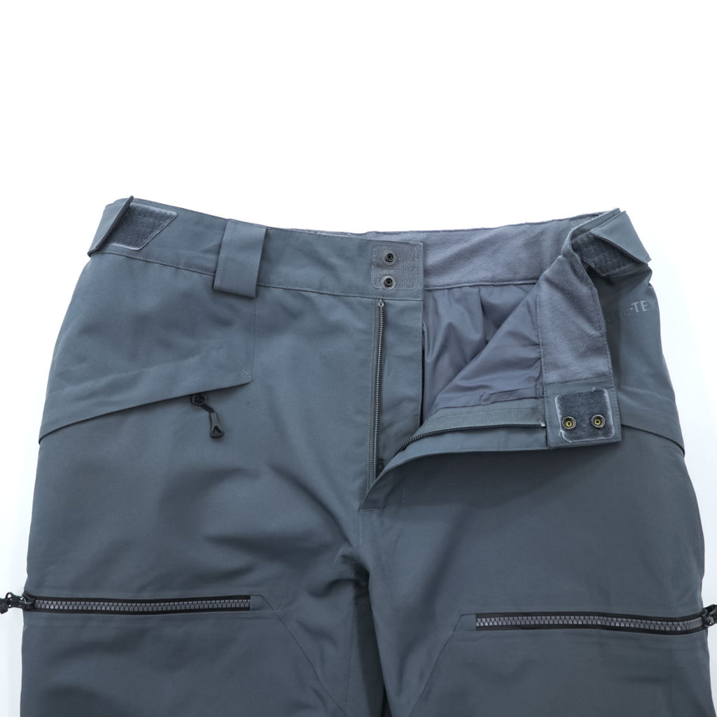 THE NORTH FACE GORE-TEX Shell Outdoor Pants Rain Pants M Gray Waterproof POWDER GUIDE PANTS PRO PROJECT NF0A34NN