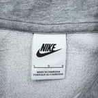 NIKE Club Zip Up Hoodie L Grey BV2645-063