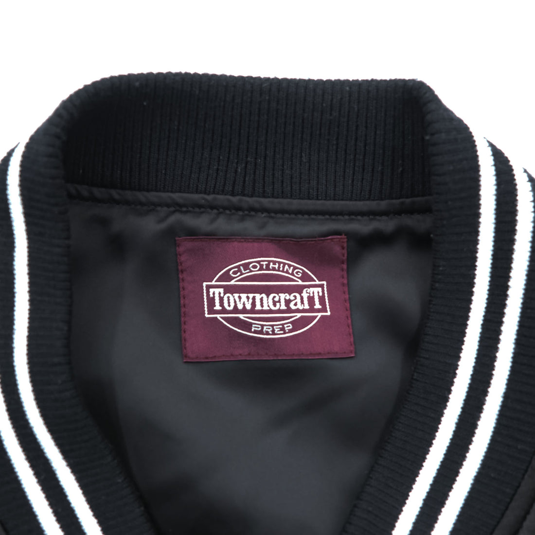 TOWNCRAFT Souvenir Jacket, Size L, Black, FREAK'S STORE Exclusive, Town Folk Art JAPAN, Tsutenkaku Tower Dragon Embroidery, IDEAL Zipper, 221-1531