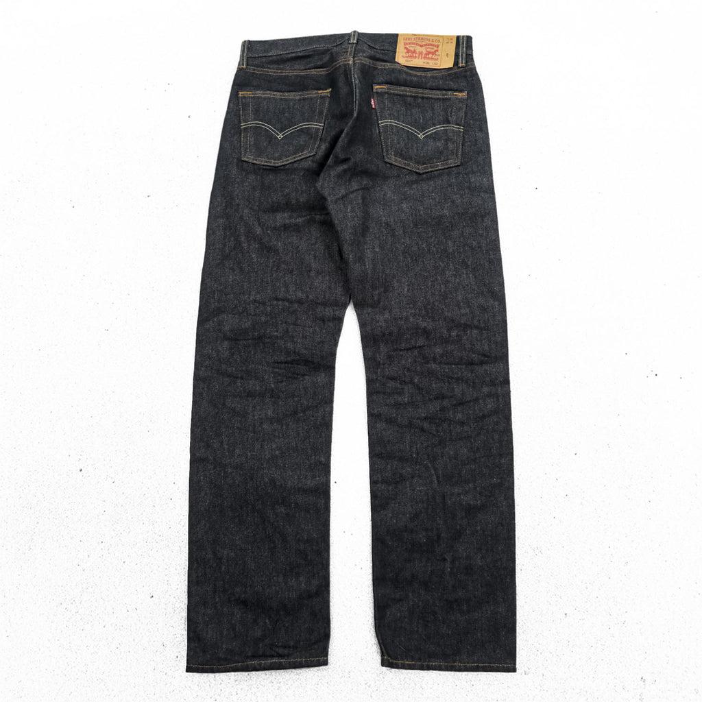 Levi Strauss 501 Rigid Denim Pants Jeans, Size M, Indigo Blue, US Model, Unwashed, 00501-0226