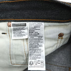 Levi Strauss 501 Rigid Denim Pants Jeans, Size M, Indigo Blue, US Model, Unwashed, 00501-0226