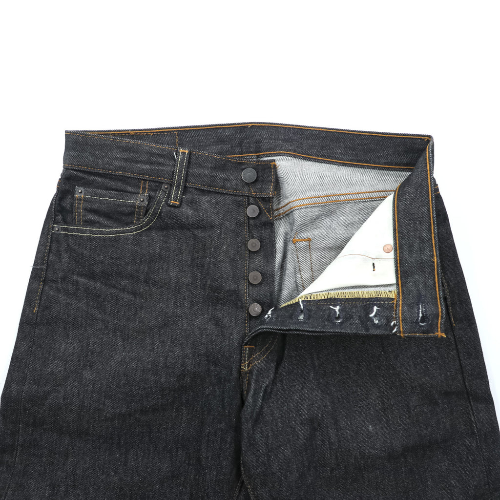 Levi Strauss 501 Rigid Denim Pants Jeans, Size M, Indigo Blue, US Model, Unwashed, 00501-0226