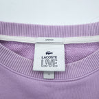 LACOSTE Reverse Weave Sweatshirt, Size L, Purple, LIVE, Unisex, SH8054