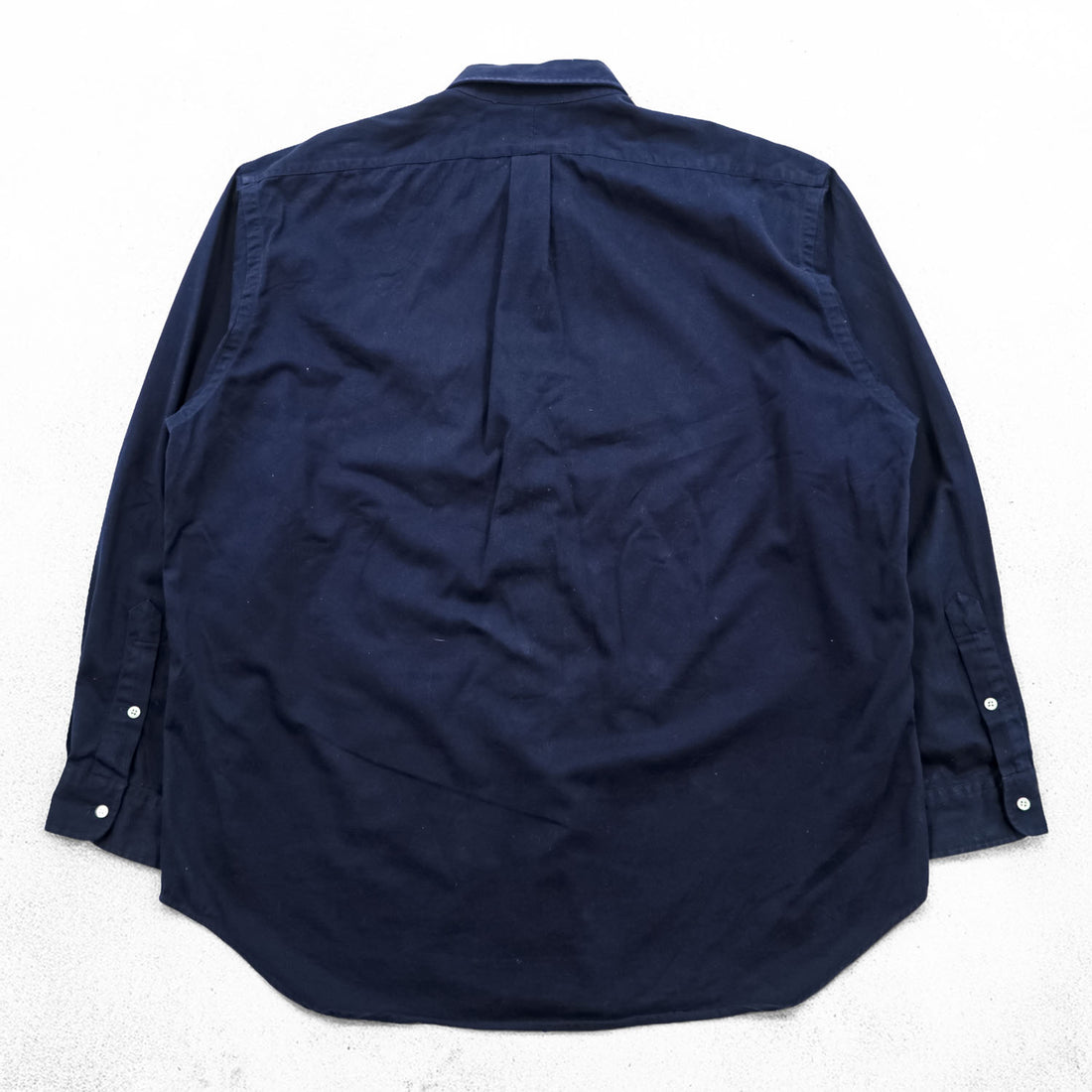 Ralph Lauren 90年代 ヴィンテージ  BLAKE 長袖シャツ XL ネイビー ボタンダウン スモールポニー ロゴ 刺繍 ビッグサイズ