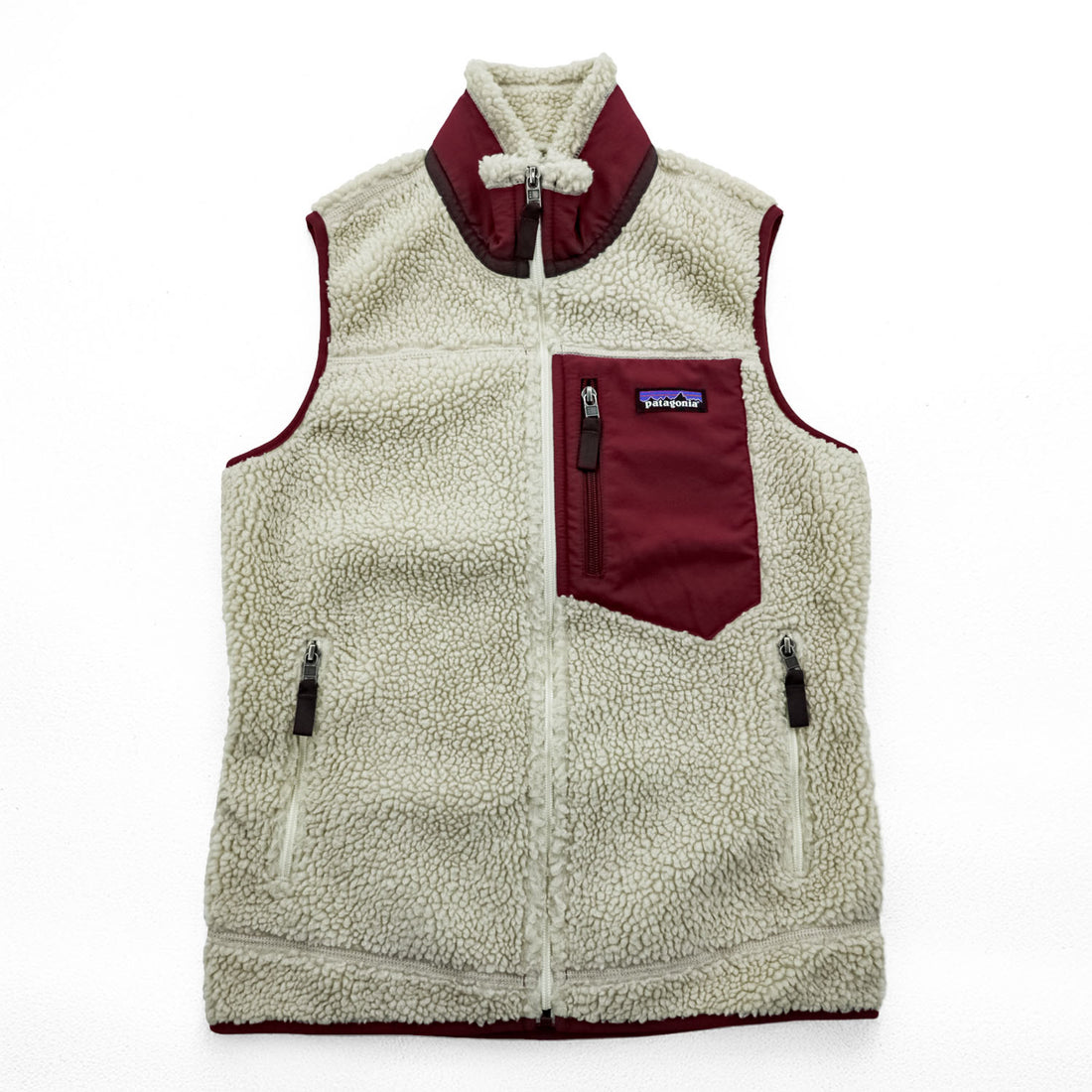 Patagonia クラシック レトロX Classic Retro-X Vest ボア フリースベスト S ナチュラル ベージュ STY23083