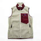 Patagonia Classic Retro-X Vest 23083 NARR Natural Arrow Red Fleece Sherpa Size S