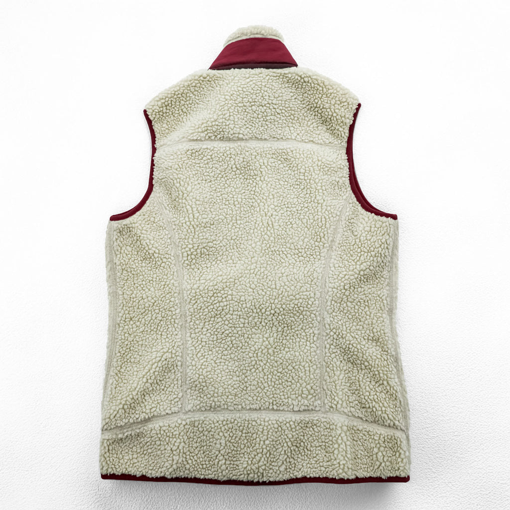 Patagonia Classic Retro-X Vest 23083 NARR Natural Arrow Red Fleece Sherpa Size S