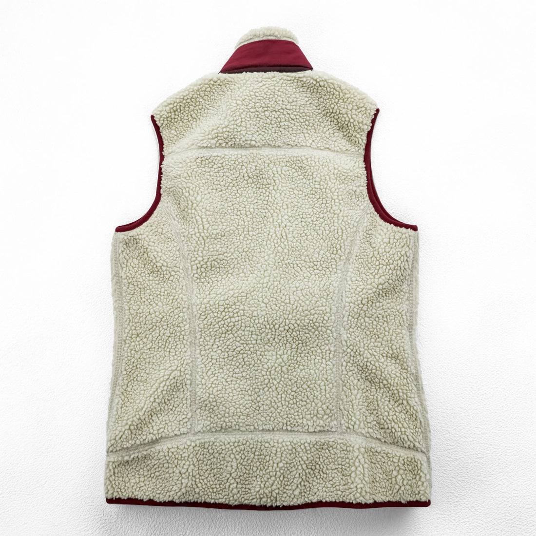 Patagonia Classic Retro-X Vest 23083 NARR Natural Arrow Red Fleece Sherpa Size S