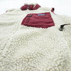 Patagonia Classic Retro-X Vest 23083 NARR Natural Arrow Red Fleece Sherpa Size S