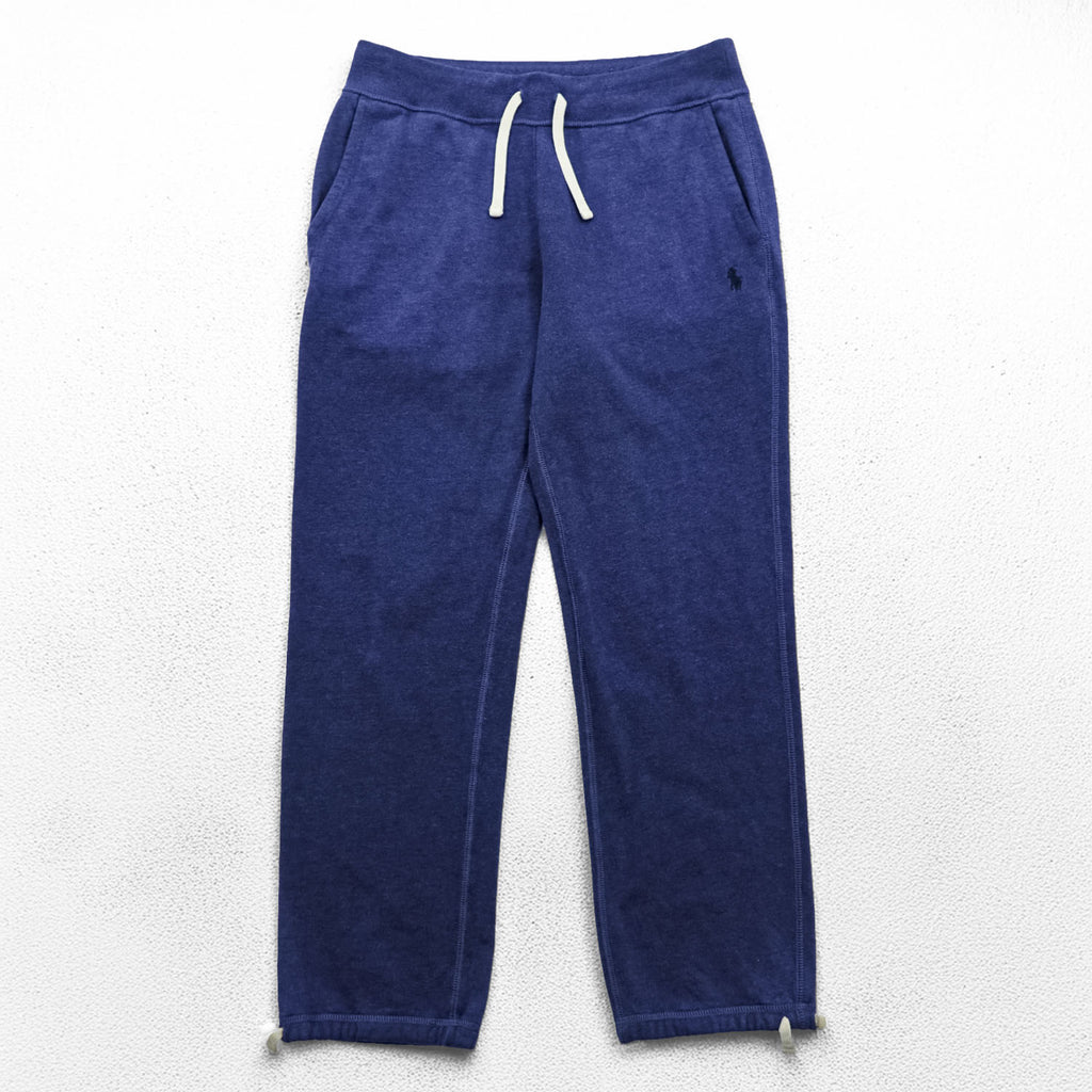 Polo Ralph Lauren スウェットパンツ S ブルー ドローコード コットン スモールポニー刺繍