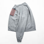 Polo Ralph Lauren 90年代 ヴィンテージ 星条旗 プリント スウェット トレーナー L グレー POLO JEANS CO.