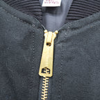 Carhartt V01 BLK Duck Vest Black Quilted Insulated Rib Collar Full Zip 2XL Regular
