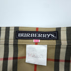 BURBERRYS 90年代 日本製 ヴィンテージ リバーシブル ラップスカート L ノバチェック ベージュ コットン 膝丈