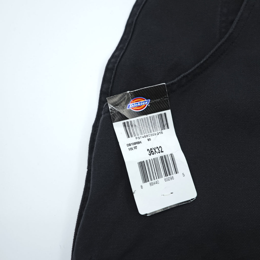 Dickies ダック キャンバス オーバーオール XL ブラック コットン 未使用品 DB100RBK