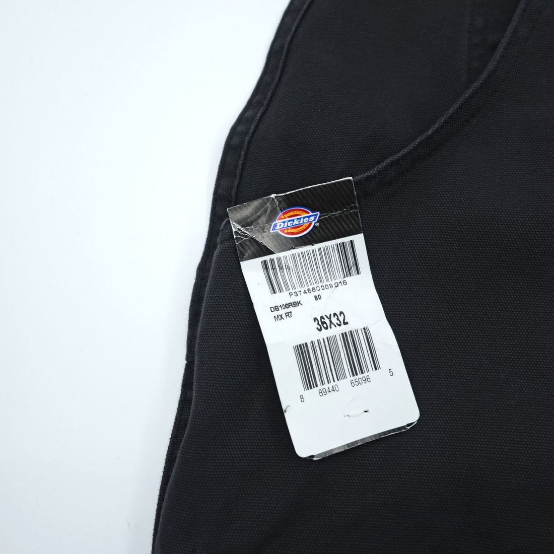 Dickies ダック キャンバス オーバーオール XL ブラック コットン 未使用品 DB100RBK
