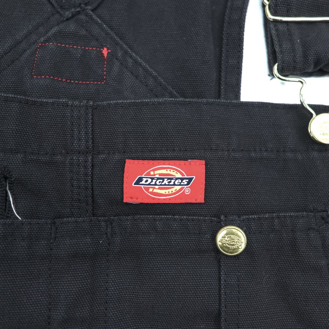 Dickies ダック キャンバス オーバーオール XL ブラック コットン 未使用品 DB100RBK