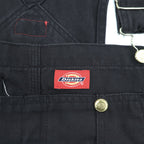 Dickies ダック キャンバス オーバーオール XL ブラック コットン 未使用品 DB100RBK
