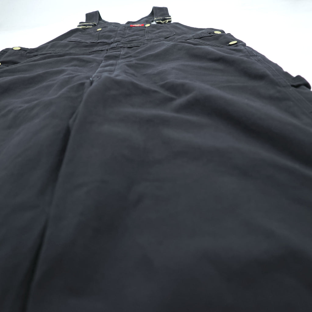 Dickies ダック キャンバス オーバーオール XL ブラック コットン 未使用品 DB100RBK