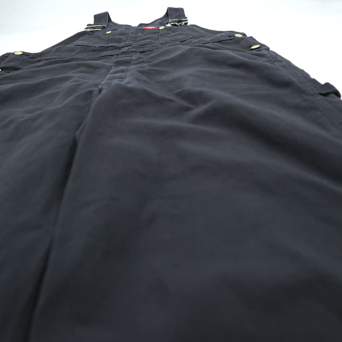 Dickies ダック キャンバス オーバーオール XL ブラック コットン 未使用品 DB100RBK