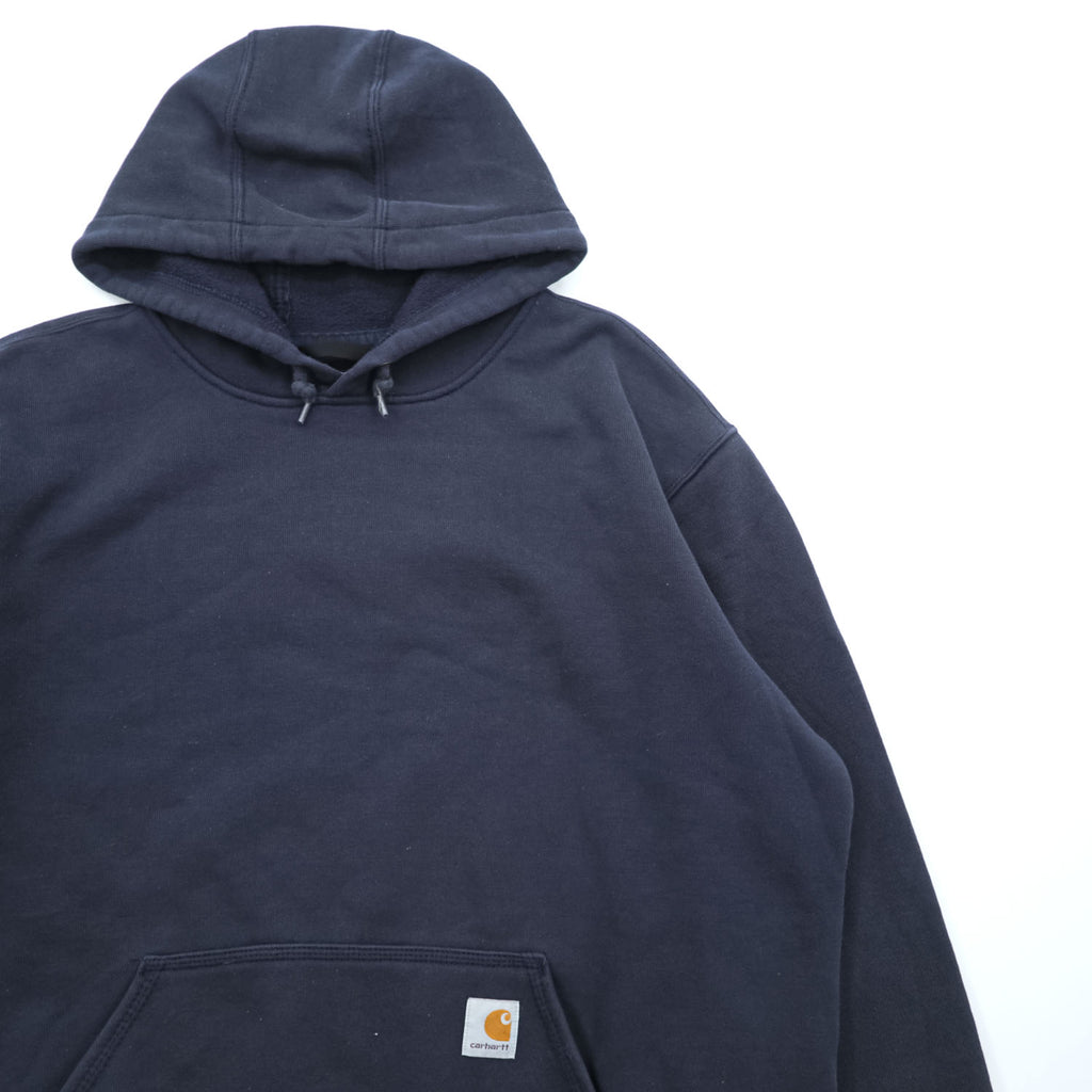carhartt ルーズフィット プルオーバー パーカー XL ネイビー LOOSE FIT カンガルーポケット TS0121