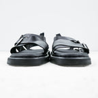 Dr. Martens Gryphon Black Leather Strap Sandals UK8 EU43 US10 Mens