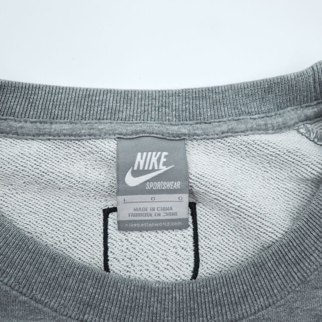NIKE スウェット トレーナー L グレー サイド ジップポケット XXIV BATTLE KOBE BRYANT 452335-063