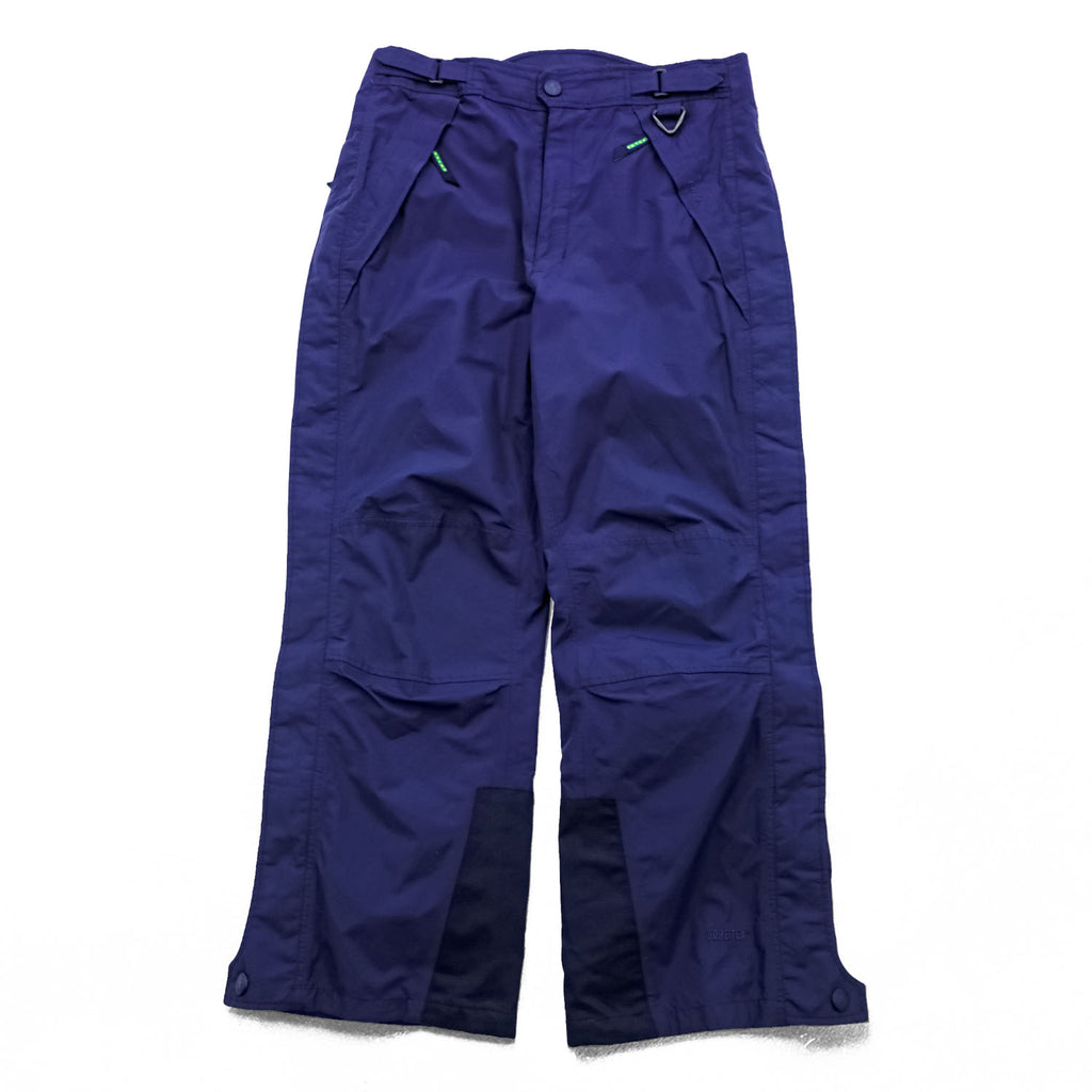 Eddie Bauer 90年代 ゴアテックス GORE-TEX シェル アウトドア テックパンツ M ブルー 防水 EBTEK