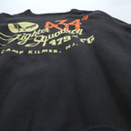 BUZZ RICKSON'S 日本製 US AIR FORCE スウェット トレーナー M ブラック 434th Fighter Squadron