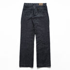 Lee Denim Pants Jeans, Size L, Black, CHICAGO, Button Fly, Leather Patch, USA Model