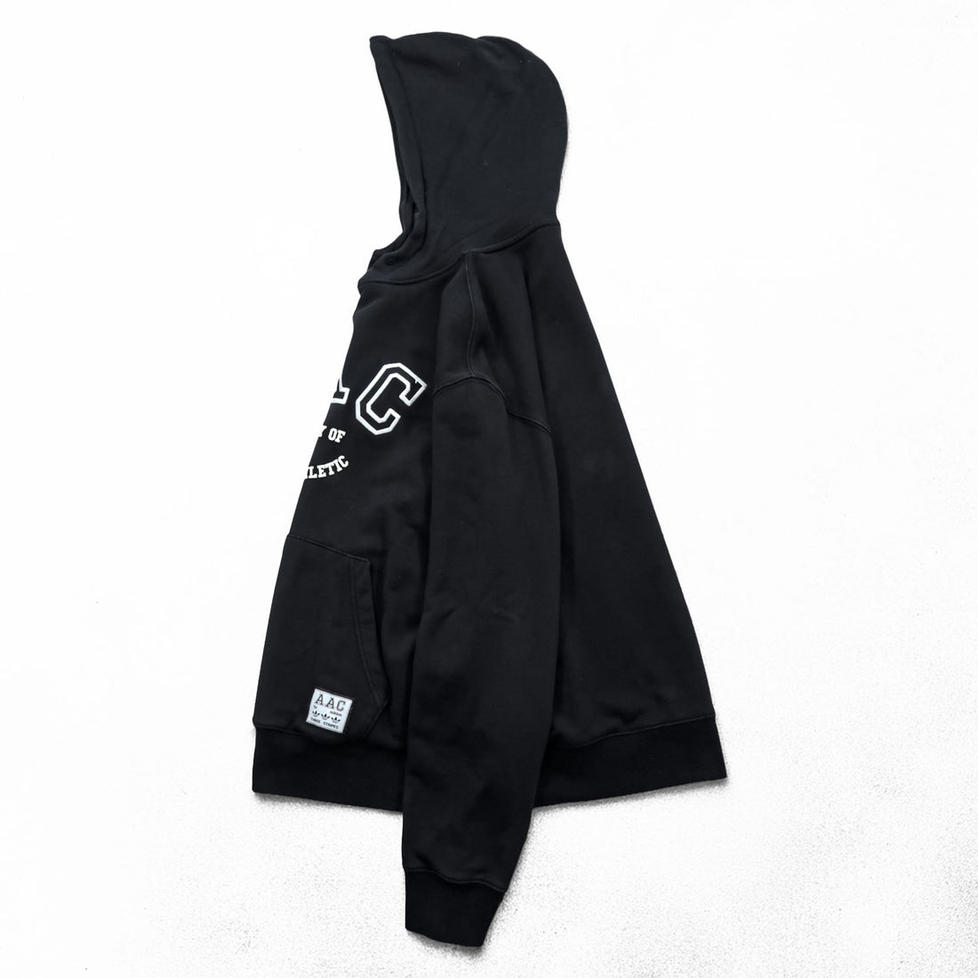 adidas originals AAC フーディー パーカー XL ブラック カンガルーポケット アーチロゴ トレフォイル HZ0700