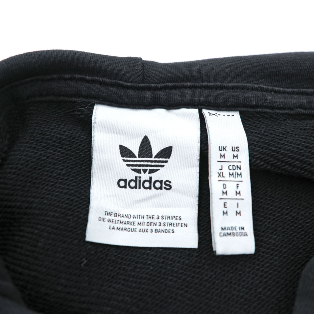 adidas originals AAC フーディー パーカー XL ブラック カンガルーポケット アーチロゴ トレフォイル HZ0700