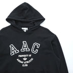 adidas originals AAC フーディー パーカー XL ブラック カンガルーポケット アーチロゴ トレフォイル HZ0700