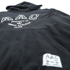 adidas originals AAC フーディー パーカー XL ブラック カンガルーポケット アーチロゴ トレフォイル HZ0700