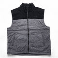 THE NORTH FACE Wool Blend Insulated Puffer Vest XL Gray, Black (A9U7)