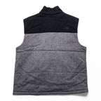 THE NORTH FACE Wool Blend Insulated Puffer Vest XL Gray, Black (A9U7)