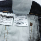 Levi Strauss 501 Rigid Denim Pants Jeans M Indigo Blue Big E Button Fly Leather Patch Bulgaria Made 00501-0162
