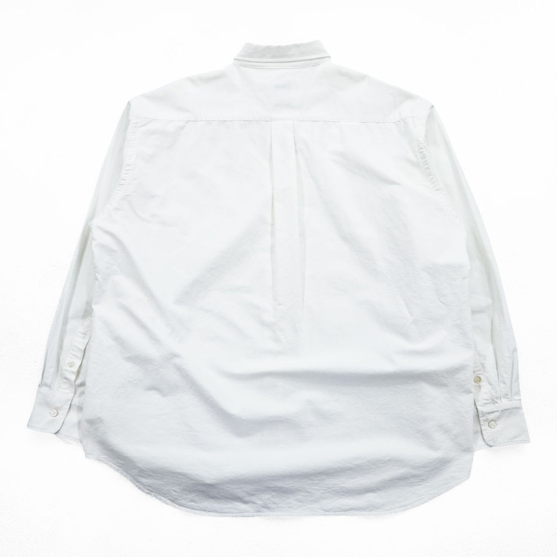 HOUSTON Long-Sleeve Oxford Button-Down Shirt, Size XL, White, Relaxed Fit, 41066
