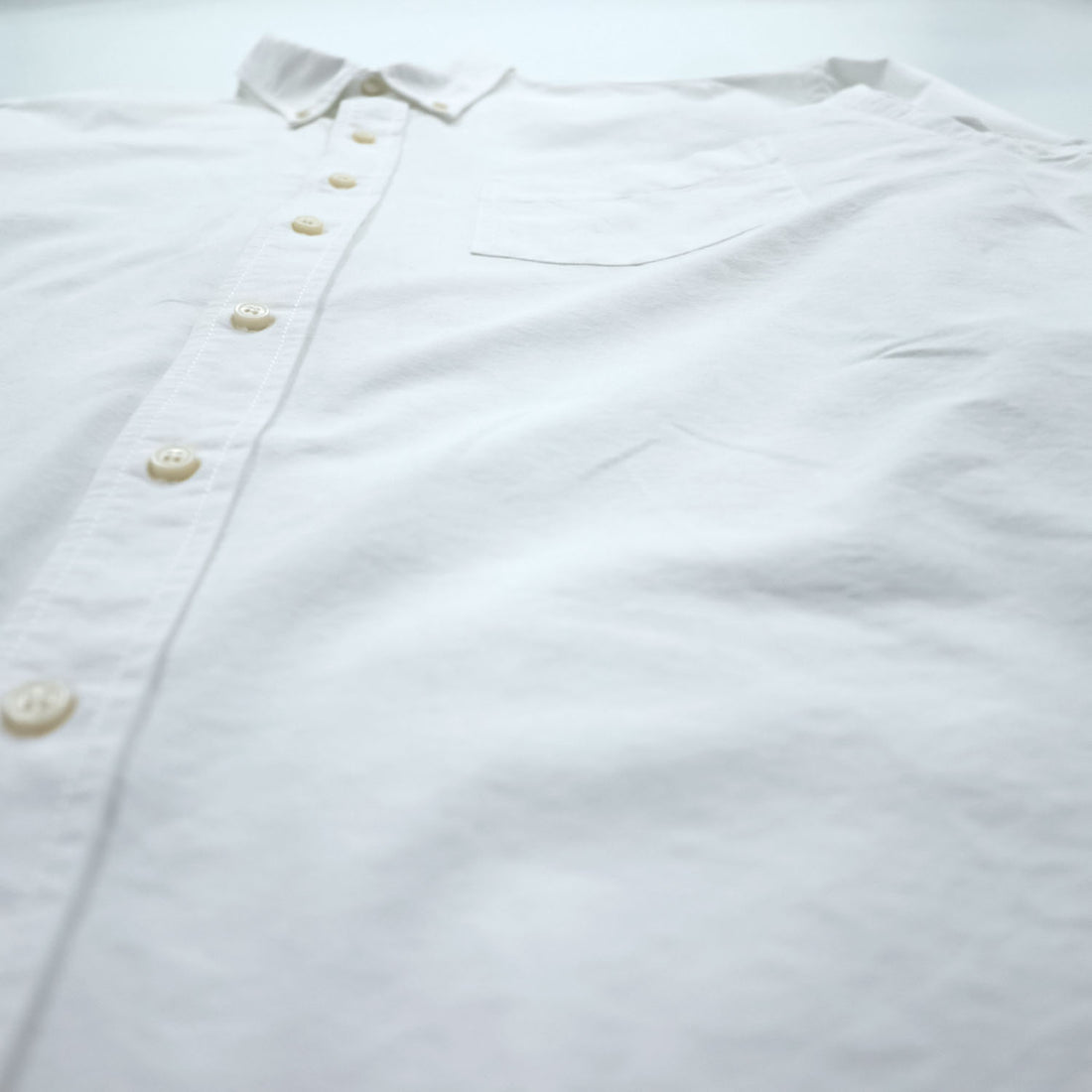 HOUSTON Long-Sleeve Oxford Button-Down Shirt, Size XL, White, Relaxed Fit, 41066