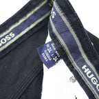 HUGO BOSS 90s Vintage Made in Italy ALABAMA Jeans Black L