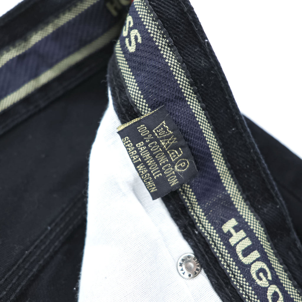 HUGO BOSS 90s Vintage Made in Italy ALABAMA Jeans Black L
