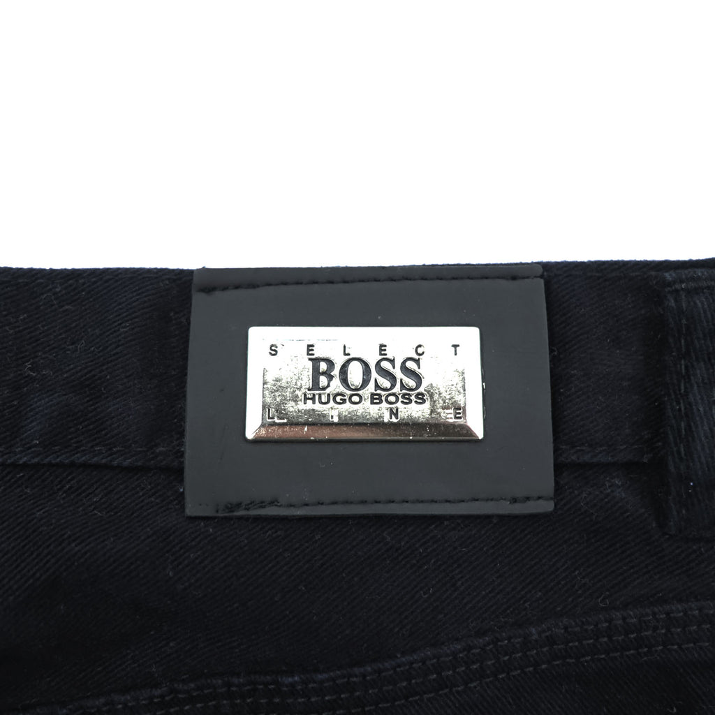 HUGO BOSS 90s Vintage Made in Italy ALABAMA Jeans Black L