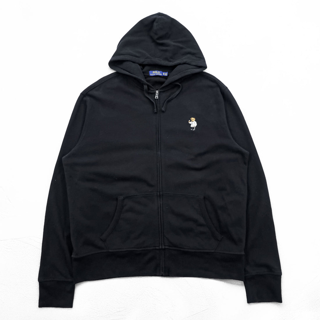 Polo Ralph Lauren Polo Bear Zip Up Hoodie XL Black Cotton