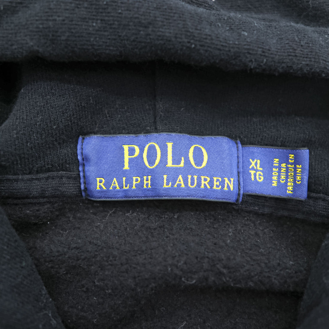 Polo Ralph Lauren Polo Bear Zip Up Hoodie XL Black Cotton