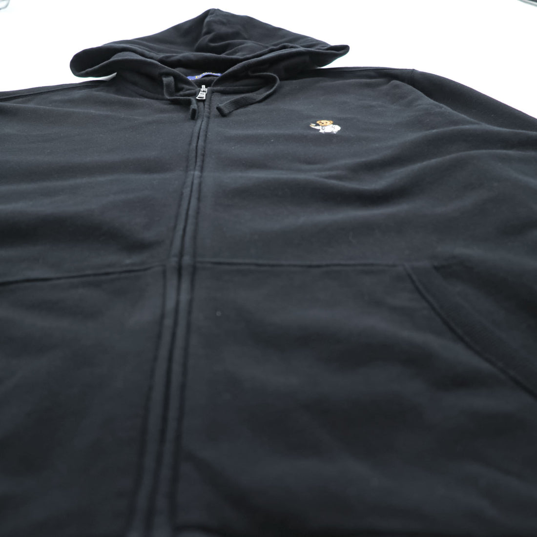 Polo Ralph Lauren Polo Bear Zip Up Hoodie XL Black Cotton