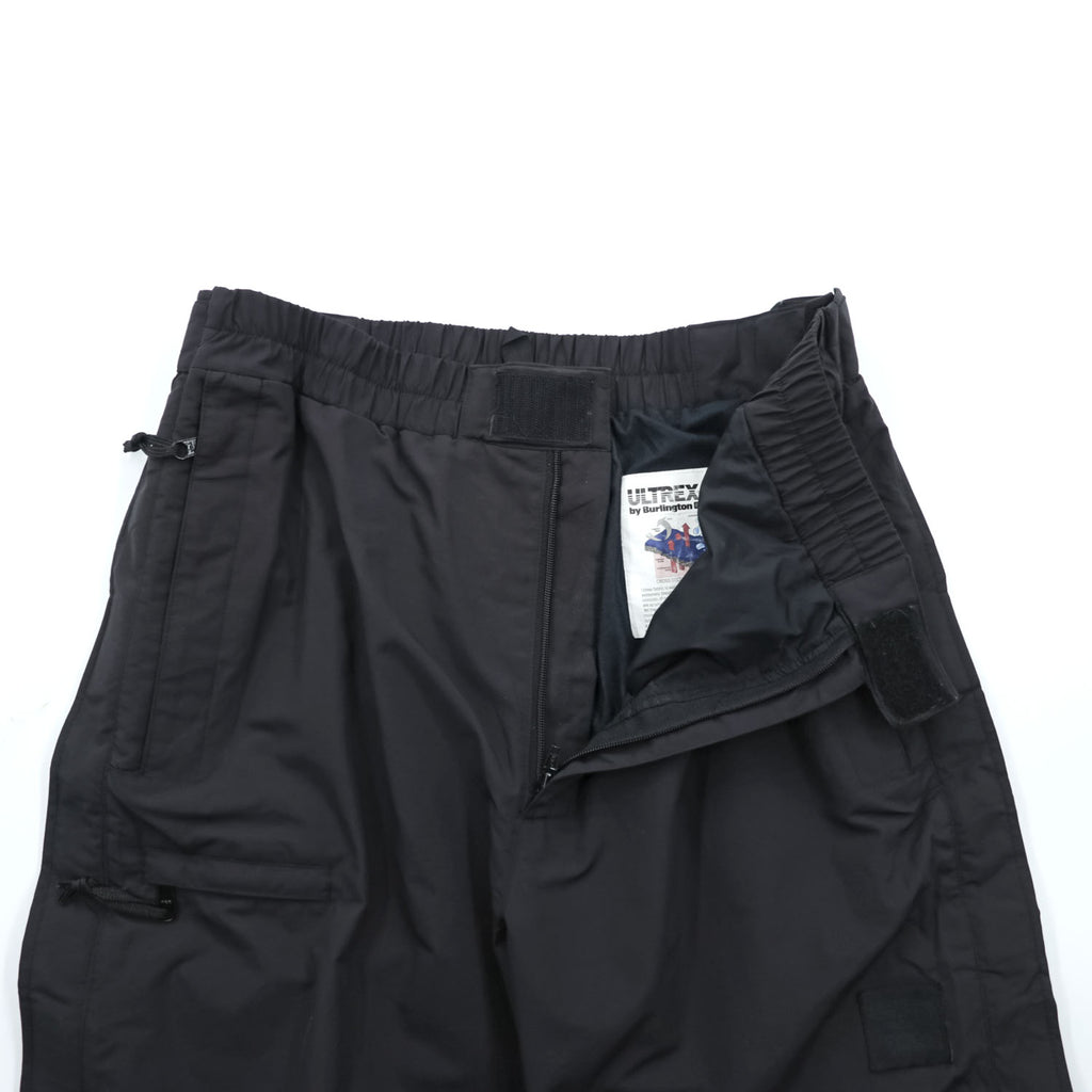 The North Face Ultrex by Burlington Ski Snow Pants Black Full Side Zip Shell Pants Size L